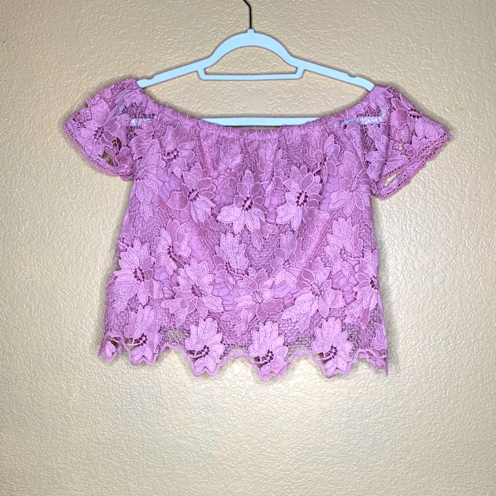 Off shoulder dress top